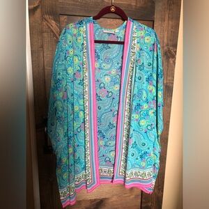 Woven topper/duster by Kim Gravel